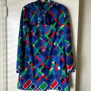 VINTAGE ♥️💙💚 Mini Dress 1960s Fits like a Small
